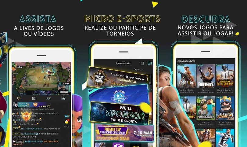 StreamCraft - Live Streaming de Jogos StreamCraft - Live Streaming de Jogos