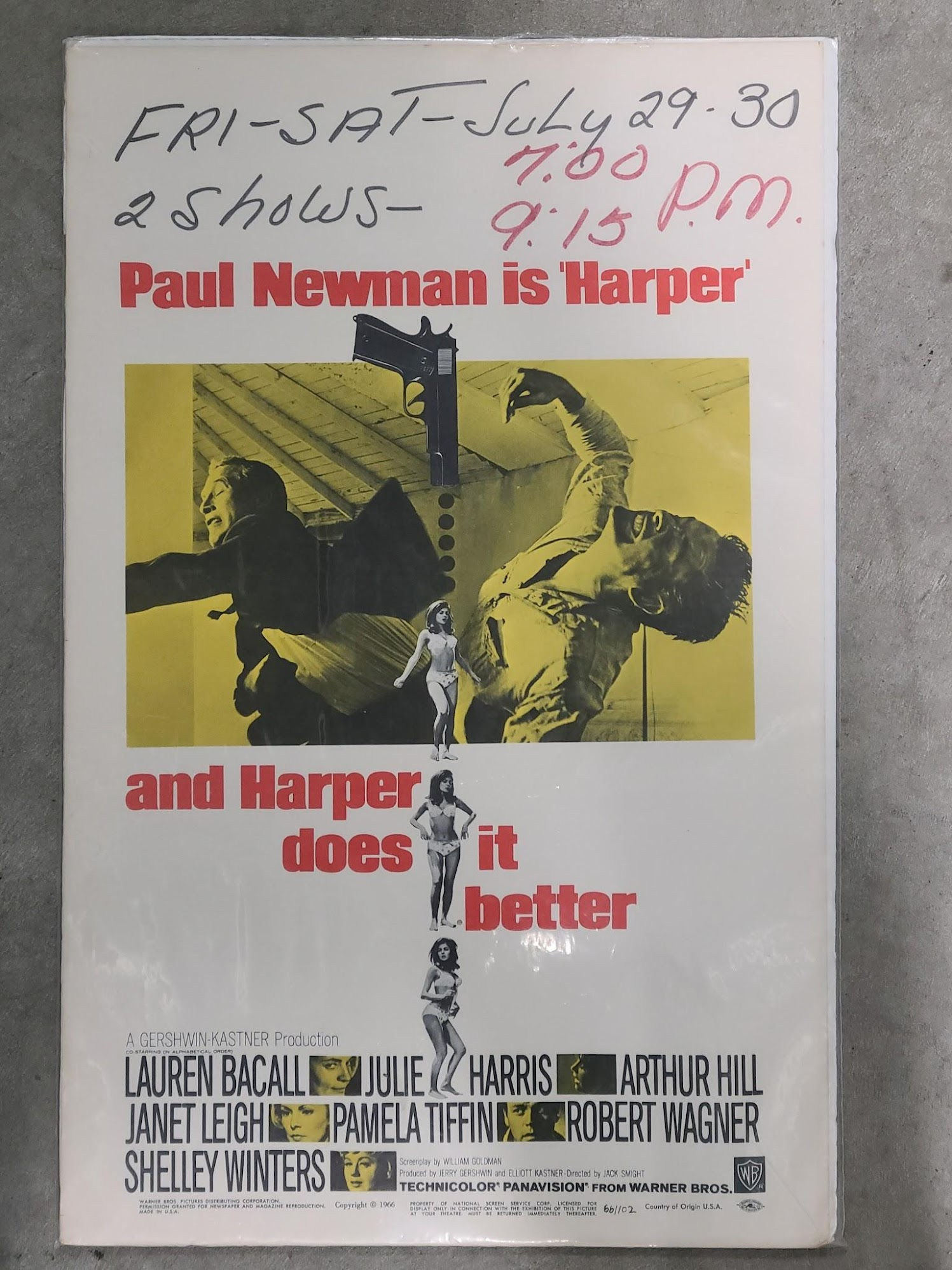 Harper 1966 Window Cards
