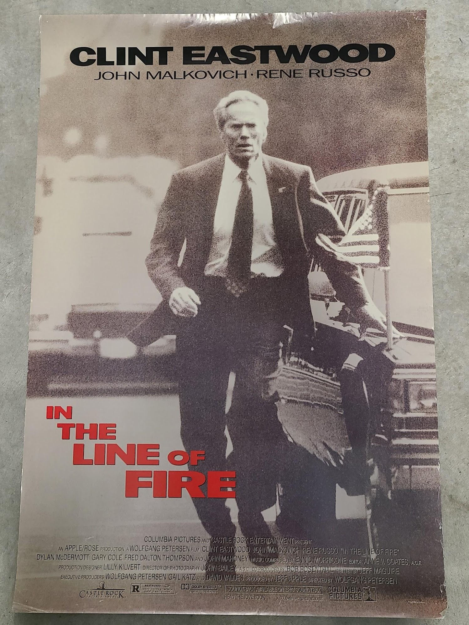 In The Line Of Fire 1993 1 Sheets/US