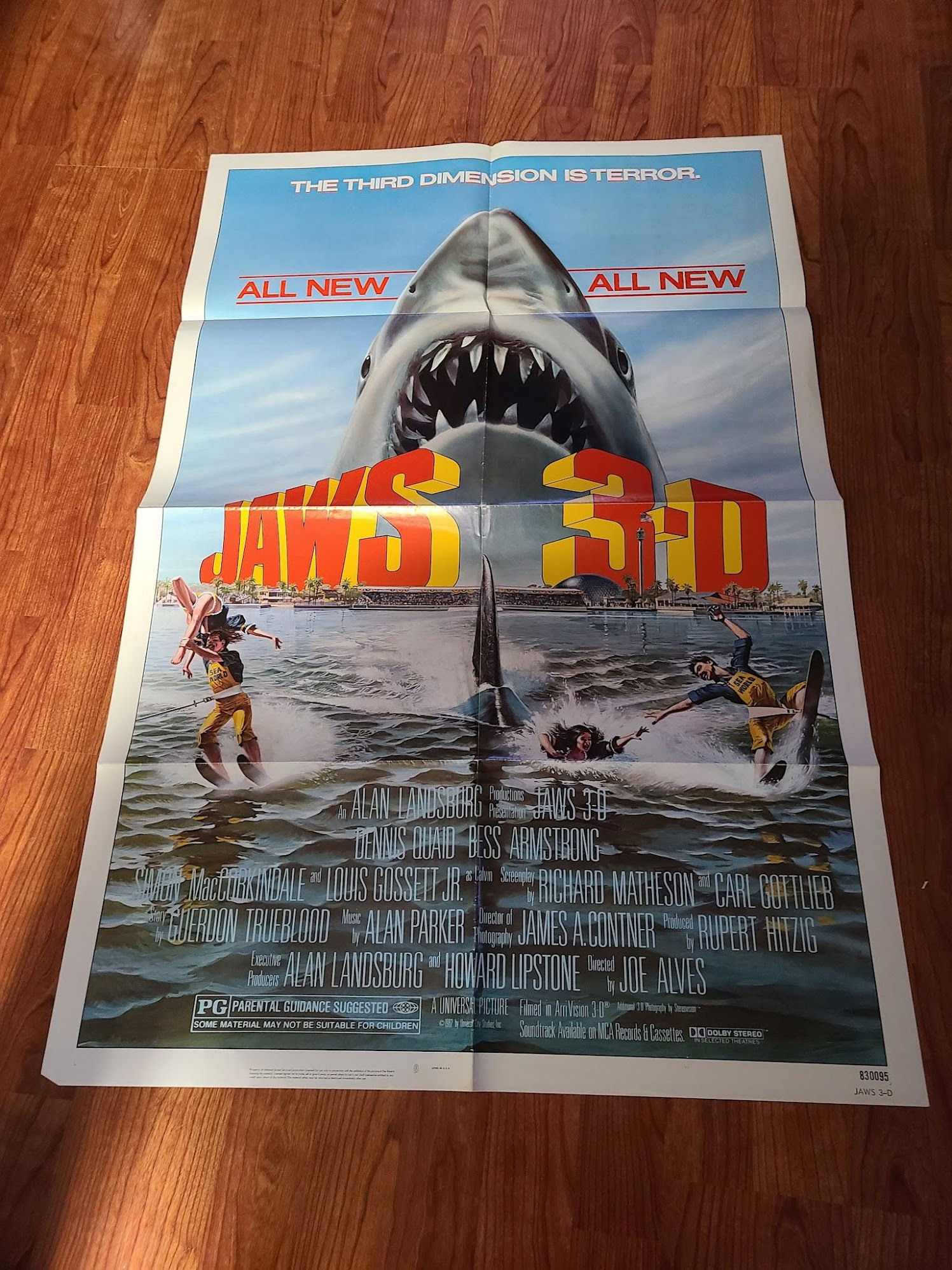 Jaws 3-D 1983 1 Sheets/US
