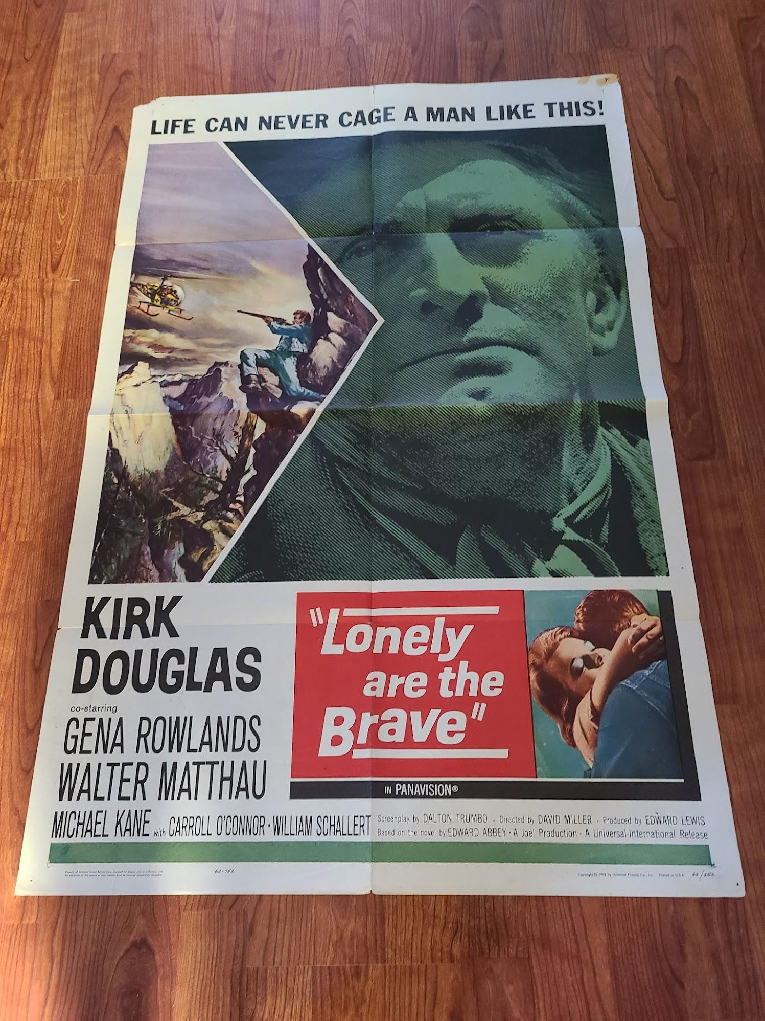 Lonely Are The Brave 1962 1 Sheets/US
