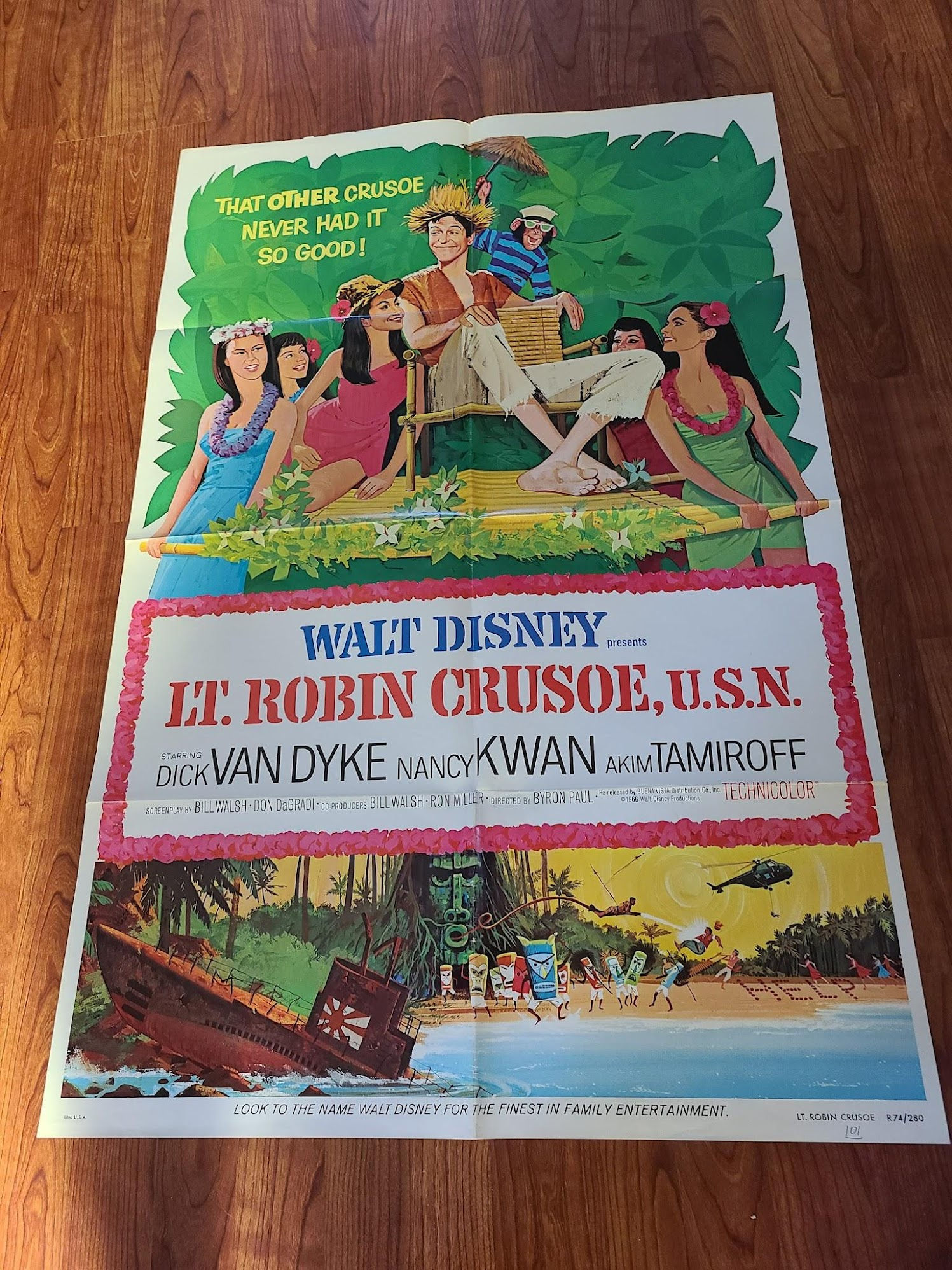 Lt. Robin Crusoe USN 1966 1 Sheets/US