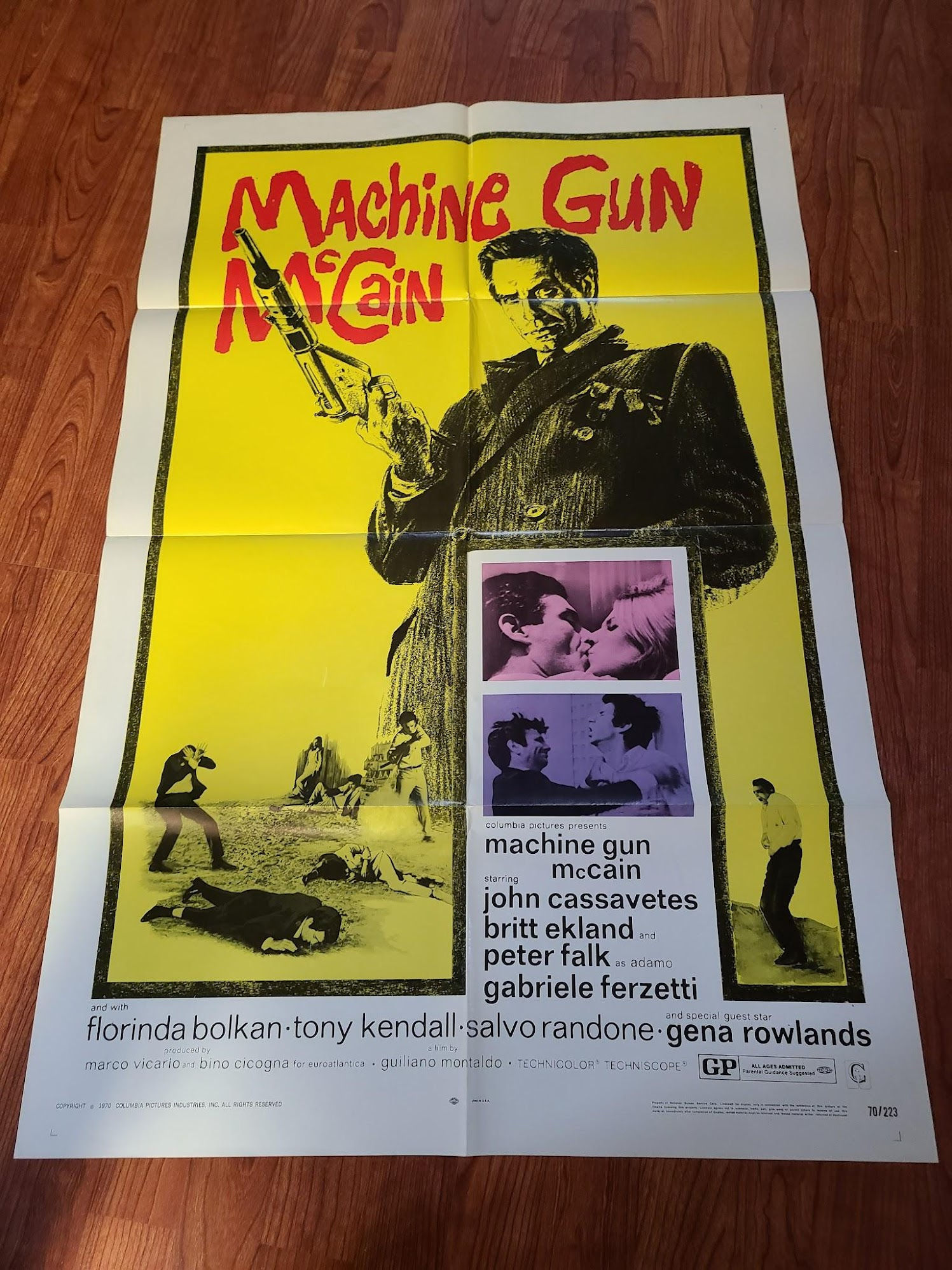 Machine Gun McCain 1970 1 Sheets/US