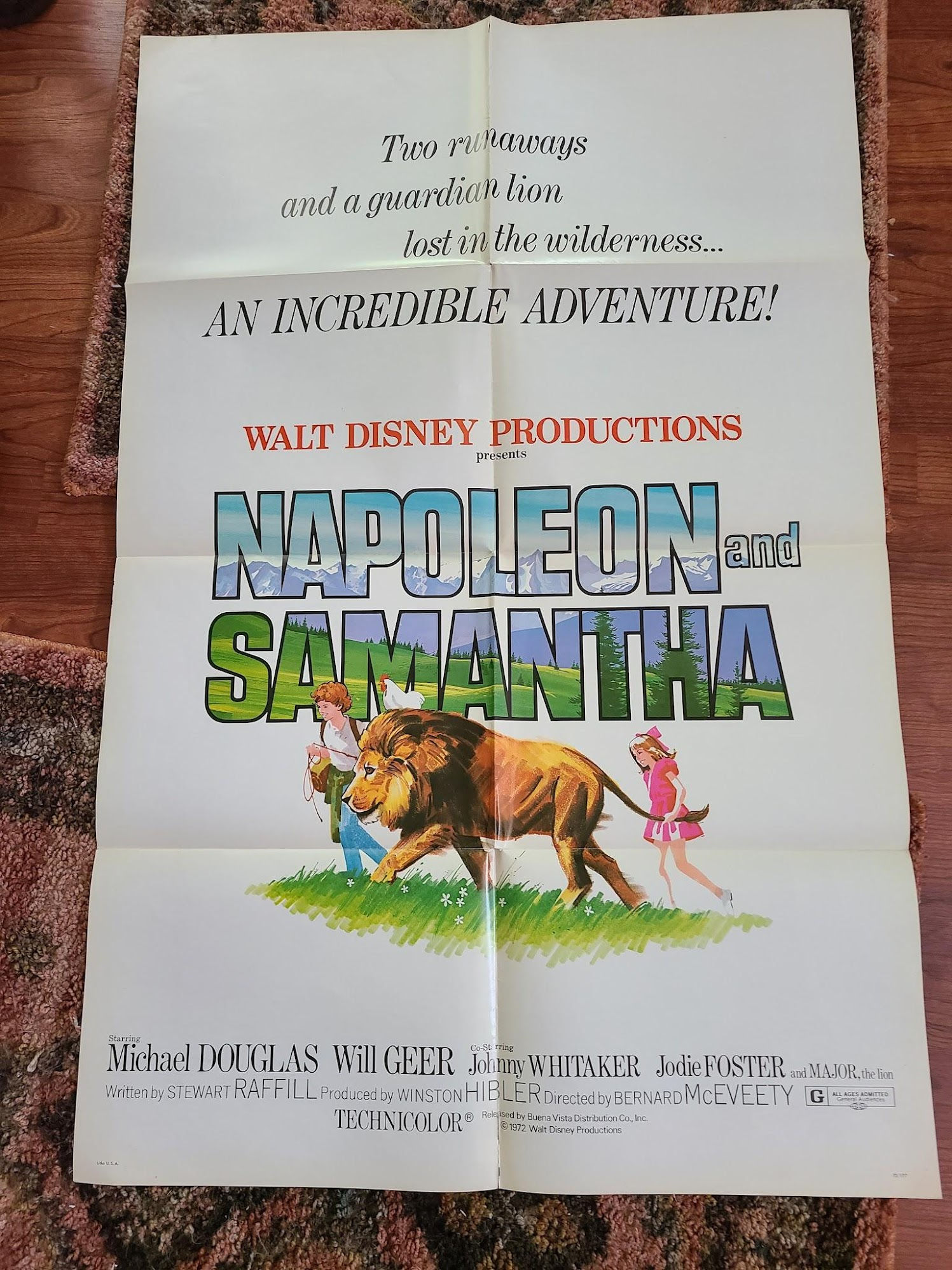 Napoleon And Samantha 1971 1 Sheets/US