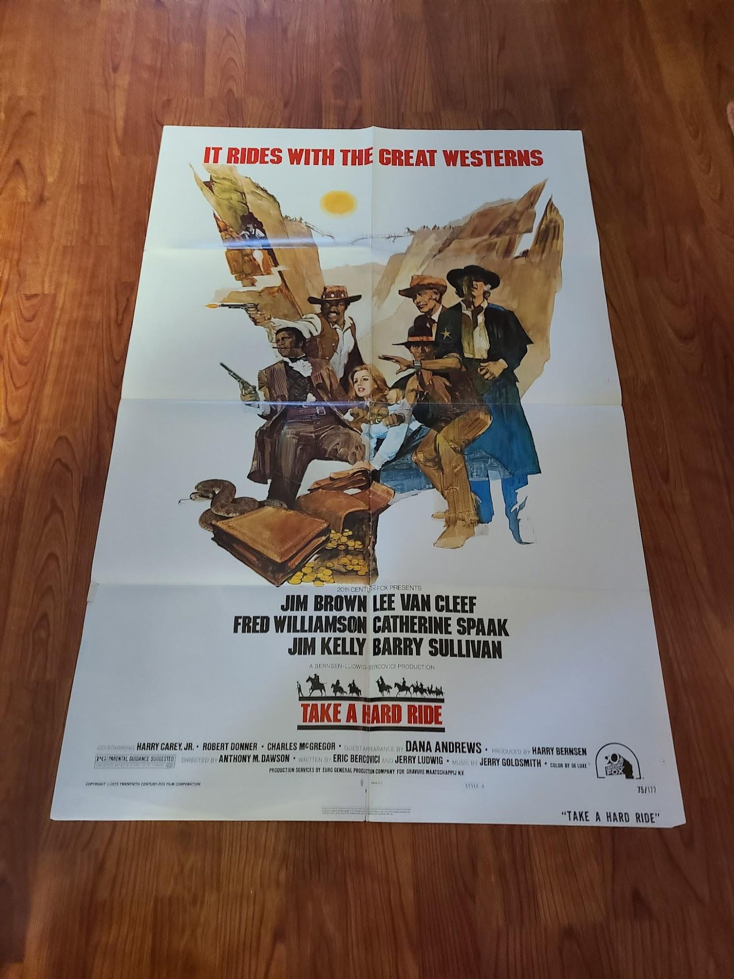 Take a Hard Ride 1975 1 Sheets/US