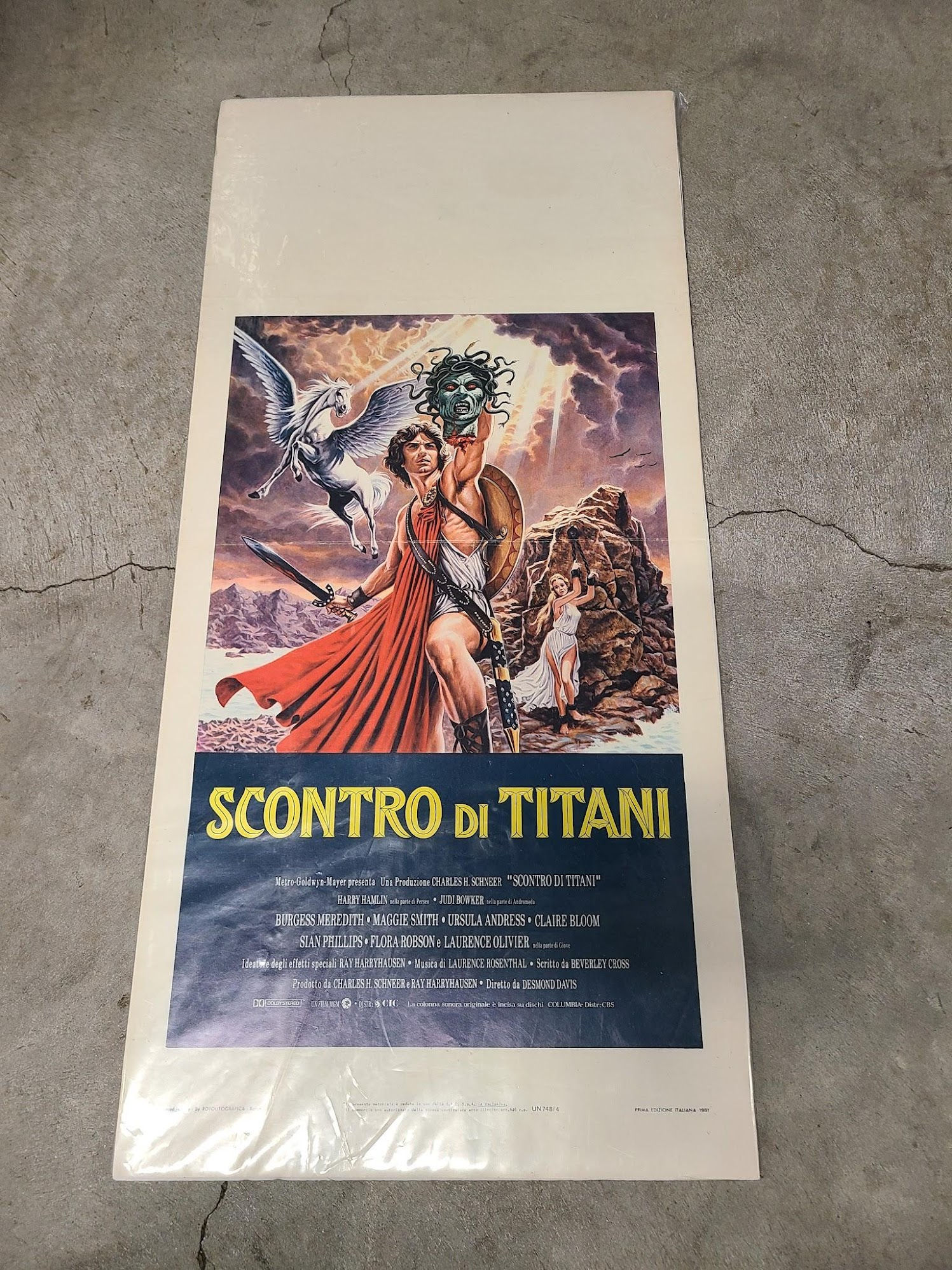 The Clash Of The Titans 1981 Locodina
