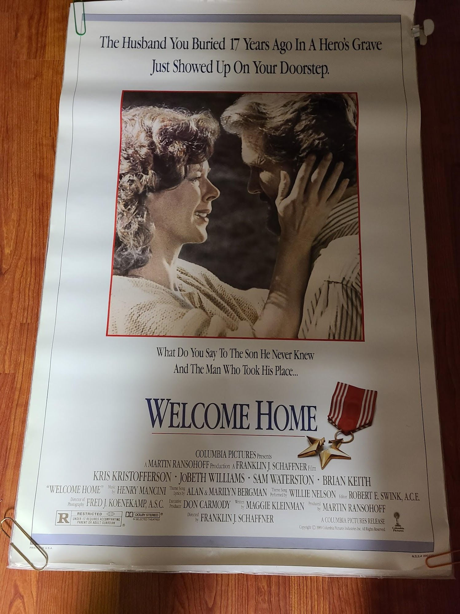 Welcome Home 1989 1 Sheets/US
