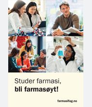 Studer farmasi, bli farmasøyt!