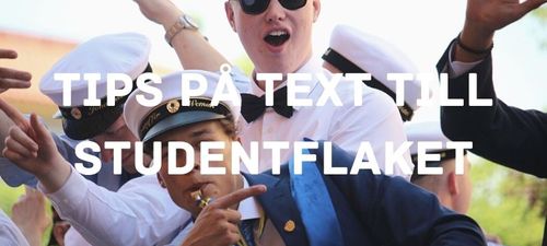 Tips på text till studentflak - snabba & fyndiga tips inför studenten