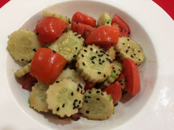 Tomato and Cucumber Salad