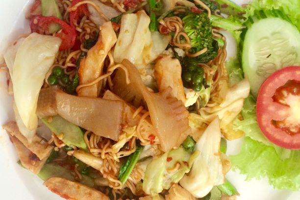 Тайская лапша MAMA с морепродуктами