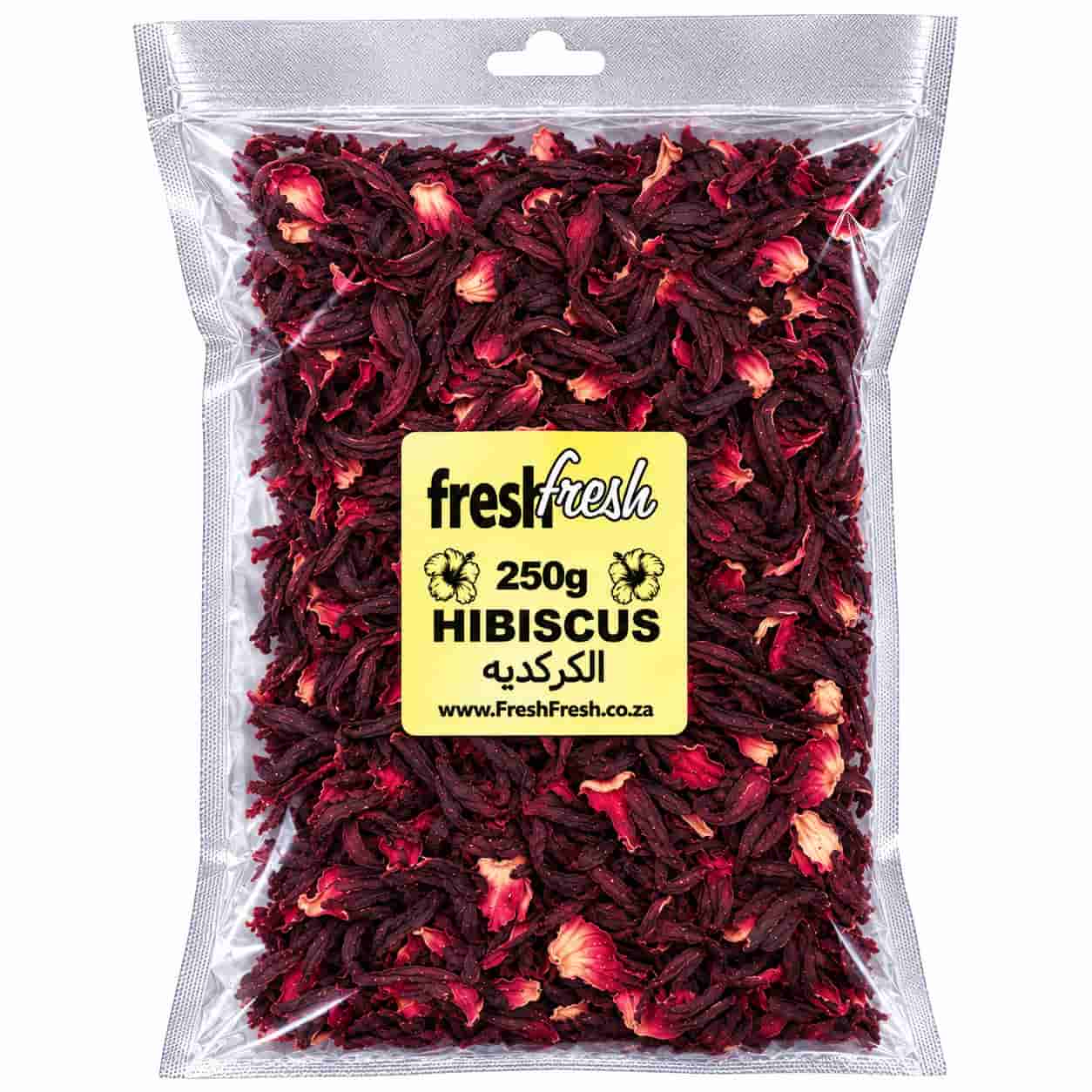 Organic Dried Hibiscus Flowers 250g | Premium Karkadeh South Africa⁠