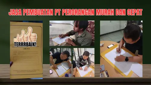 0857-2222-4391 Jasa Pembuatan PT Perorangan Murah dan Cepat dengan Konsultasi Gratis Di Bitung