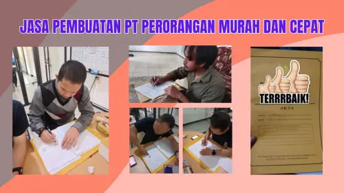 0857-2222-4391 Jasa Pembuatan PT Perorangan Murah dan Cepat Full Legalitas Di Jayawijaya