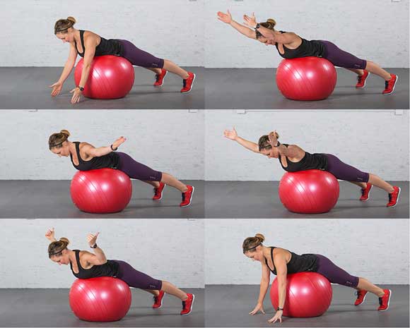 Stability ball exercises for mobility – Human Kinetics