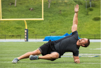 Runner's side plank