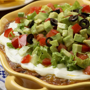 Southwestern Layered Bean Dip