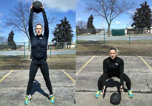 Heavy shop ball workout