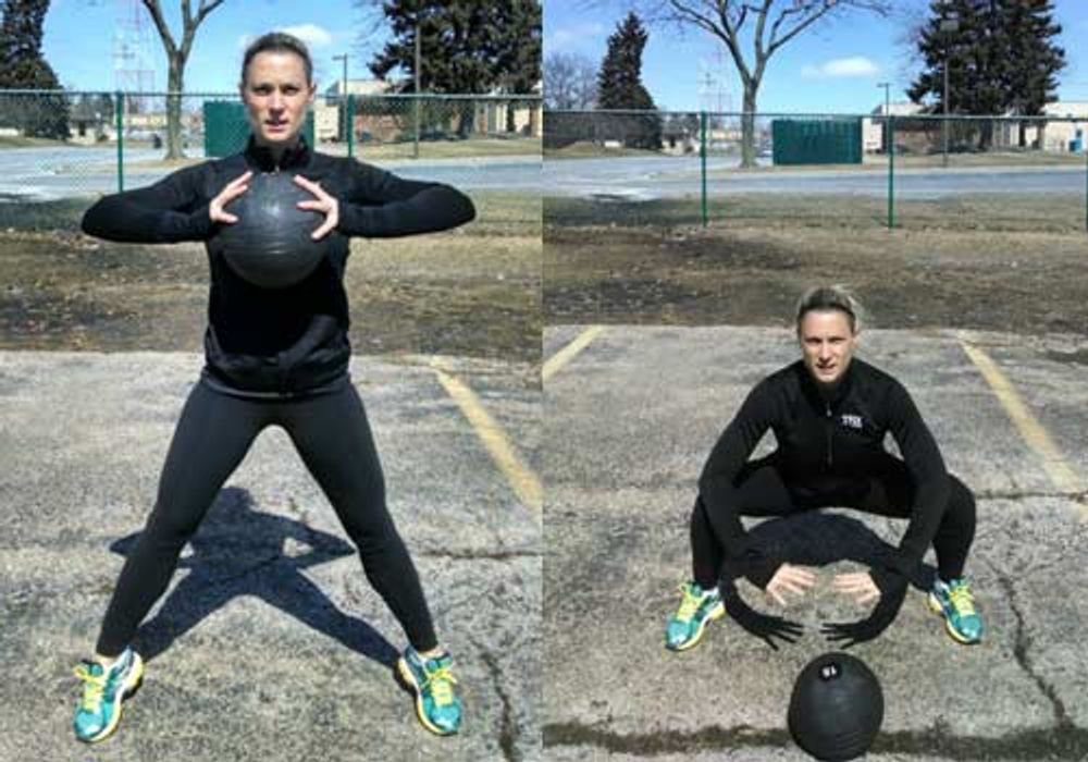 Heavy Slam Ball Workout