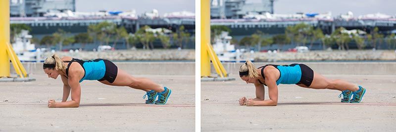 Plank ups