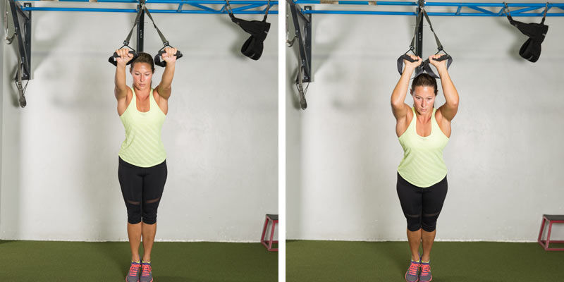 TRX chest press