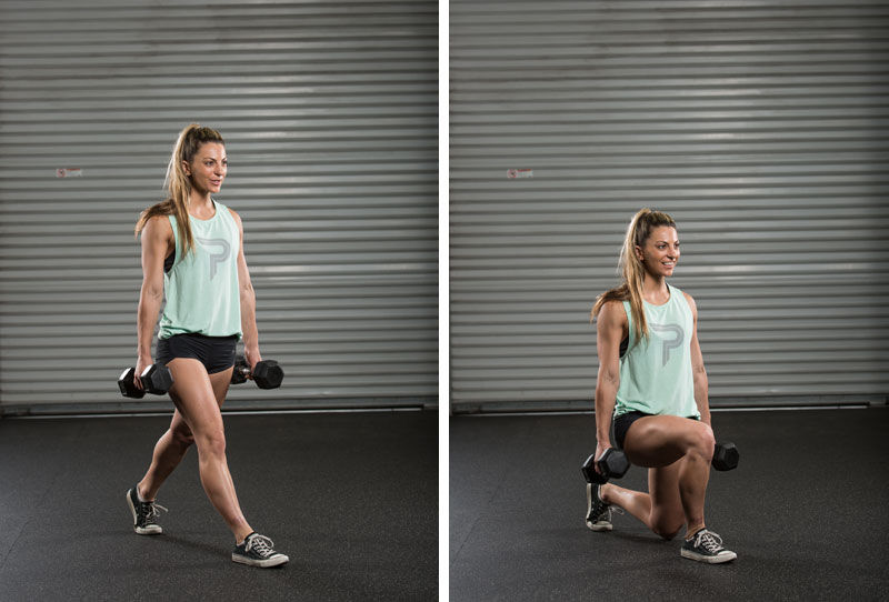 One-Leg Dumbbell Squat With Back Leg Elevated