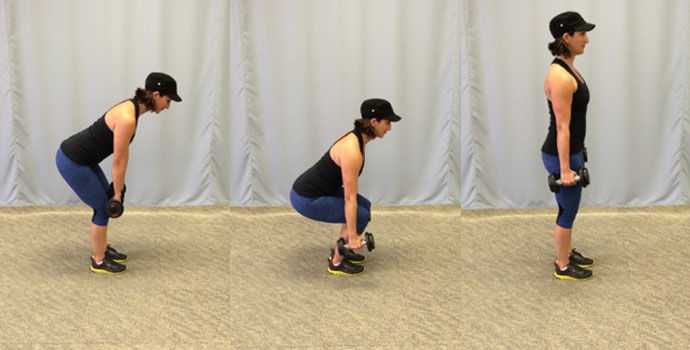 Deadlift to squat