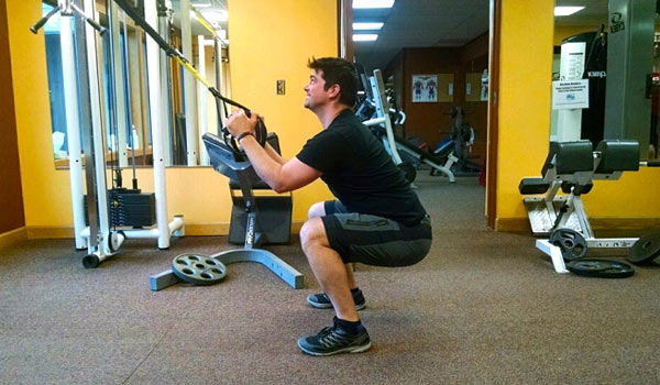 Cable standing hip extension (version 2)