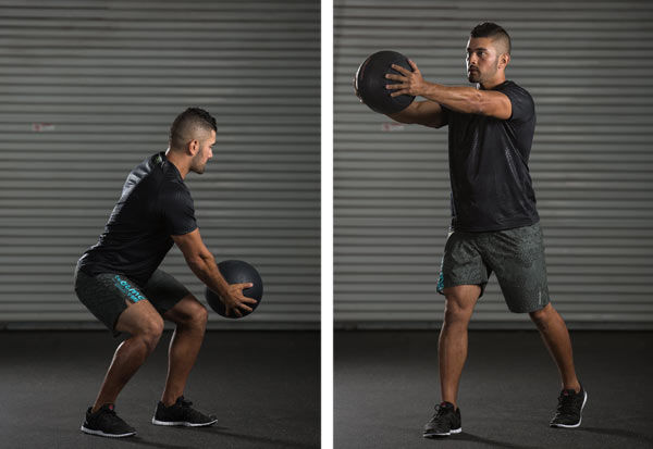 Medicine ball lift