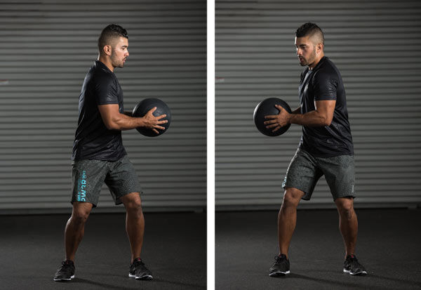 medicine ball rotations