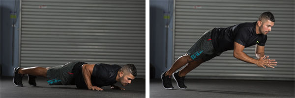 Explosive push-ups