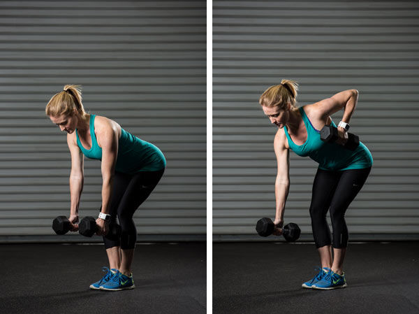 bent over dumbbell row