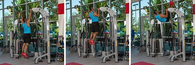 Pull-up with Vertical Leg Shoot