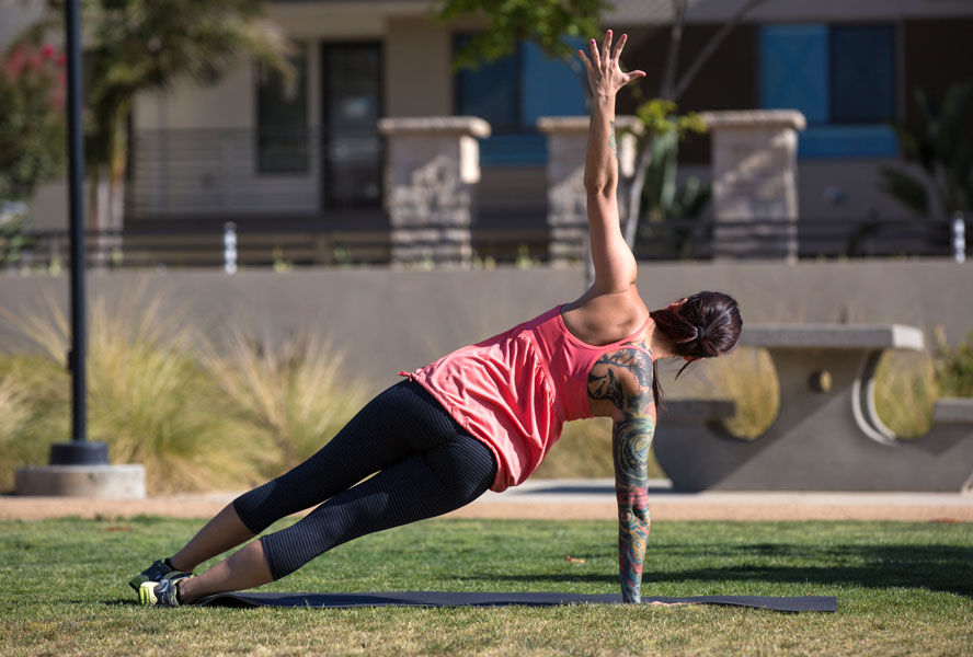 Rolling plank