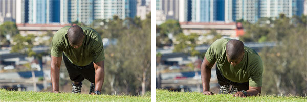 alternating high and low plank