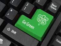 green keyboard