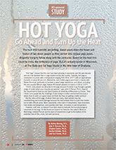 ACE - ProSource™: July 2013 - ACE-sponsored Study: Hot Yoga—Go