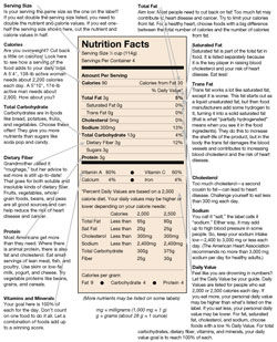 Food label