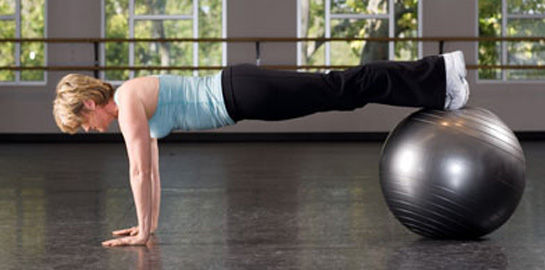 Pro Series Exercise Ball Prone Flexion Stretch - Performance