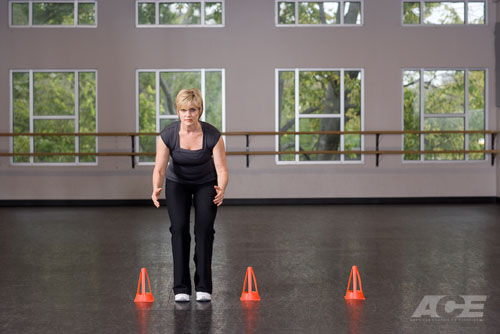 Butt & Hip Exercises | Lateral Cone Jumps