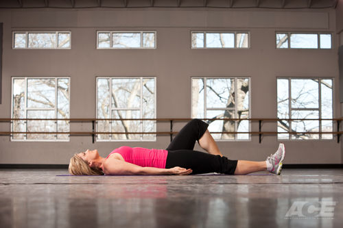 Yoga: Supine abductor stretch with strap