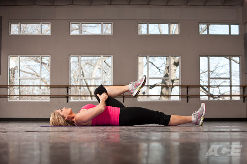 Butt & Hip Exercises  Supine Hip Flexor Stretch