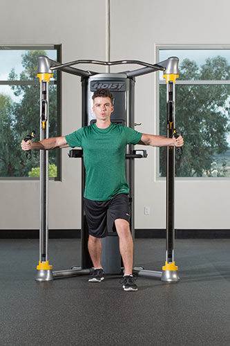 Chest Exercises  Standing Chest Fly