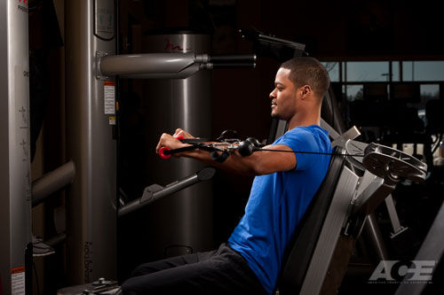 Chest Exercises  Seated Cable Press