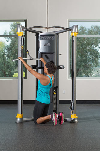 Back Exercises  Kneeling Lat Pulldown