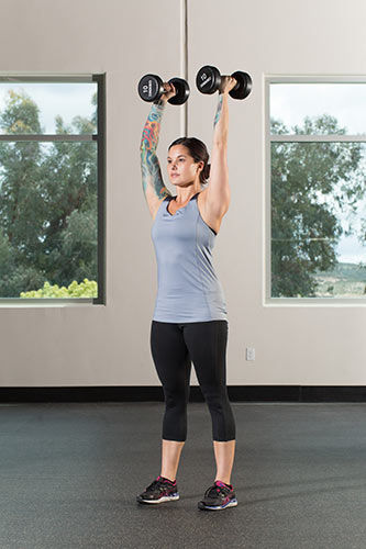 Dumbbell Ground to Overhead 