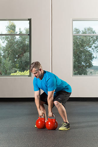 Kettlebell Double Push Press