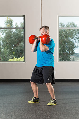 Kettlebell Double Push Press