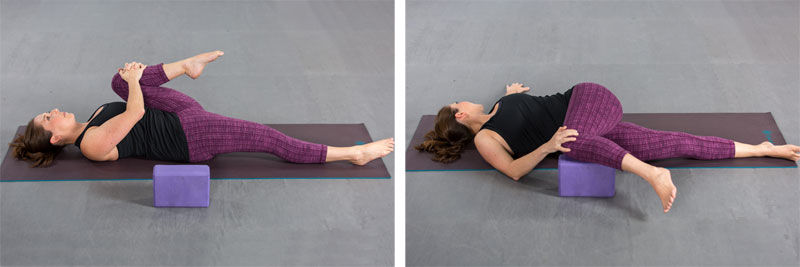Featured Restorative Pose: Supported Supine Twist - Yoga for Times of Change