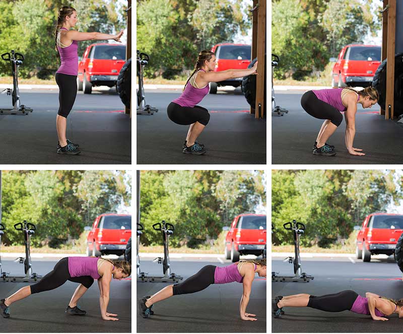 Squat to Push-up